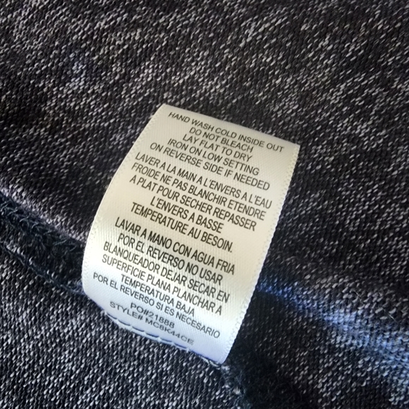 Bobeau Open-Front Multicolored Striped Cardigan Wrap OS - Picture 6 of 8